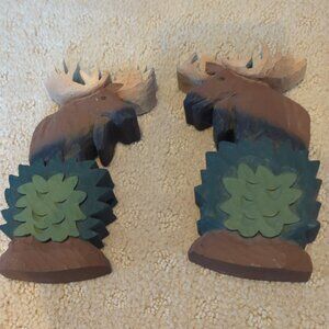 Pine Needles Moose Quilt Hanger